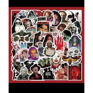 100 Thriller/Horror Movie Waterproof Stickers